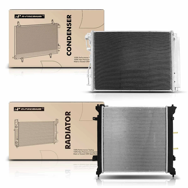 Radiator & AC Condenser Cooling Kit for 2015-2019 Hyundai Sonata