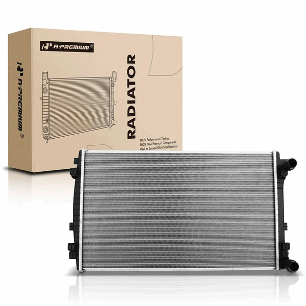 Aluminum Radiator without Oil Cooler for Volkswagen VW Golf 2015 L4 2.0L Diesel Turbocharged