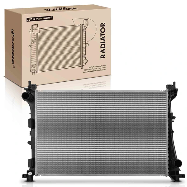 Aluminum Radiator without Oil Cooler for 2014-2019 Fiat 500L