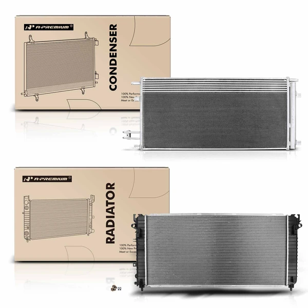 Radiator & AC Condenser Cooling Kit for 2015-2018 GMC Yukon