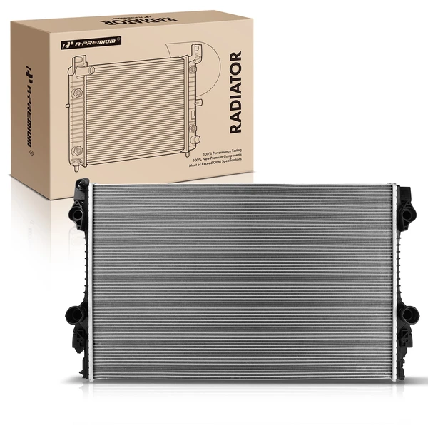 Aluminum Radiator without Oil Cooler for Porsche Panamera 2010-2016 V6 3.6L 3.0L V8 4.8L