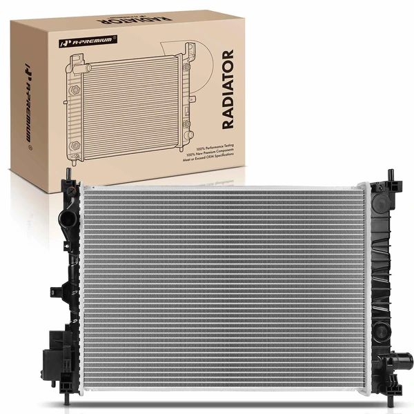 Primary Radiator without Oil Cooler for Chevrolet Spark 2016-2022 L4 1.4L Hatchback Manual