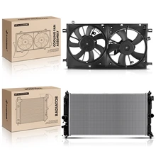 2 Pcs Radiator & Cooling Fan Assembly Kit for 2016-2020 Toyota Prius