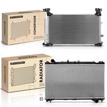 Radiator & AC Condenser Cooling Kit for 2016-2017 Lexus IS200t
