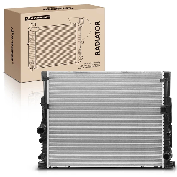 Radiator without Transmission Oil Cooler for 2018 BMW M550i xDrive