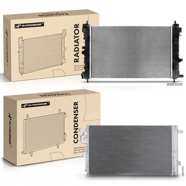 Radiator & AC Condenser Cooling Kit for Buick Envision 2016-2019 L4 2.0L 2.5L