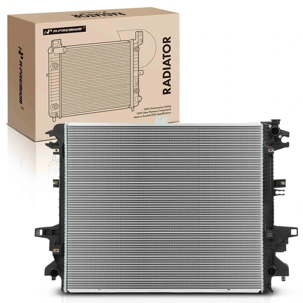 Front Radiator without Transmission Oil Cooler for 2016-2019 Nissan TITAN XD