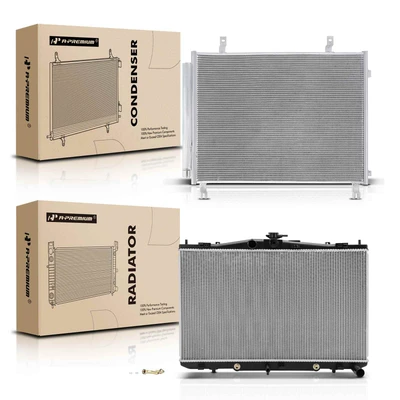 Radiator & AC Condenser Cooling Kit for Toyota Sienna 2017-2019 V6 3.5L