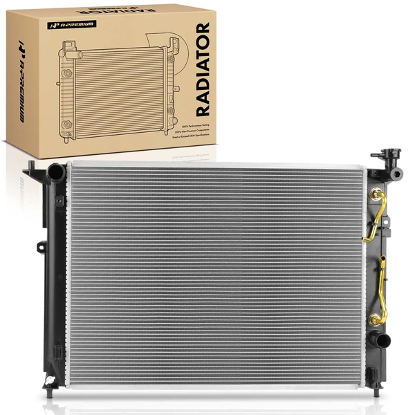 Aluminum Radiator for Hyundai Genesis 2015-2016 Genesis G80 2017 5.0L Crossflow