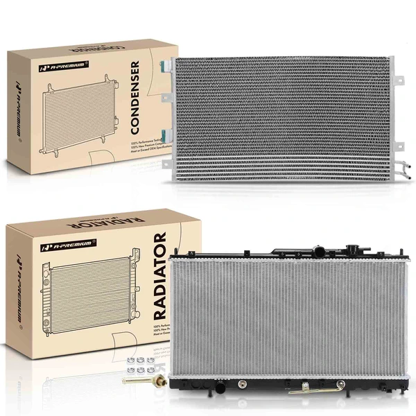 Radiator & AC Condenser Cooling Kit for 2003-2004 Chrysler Sebring