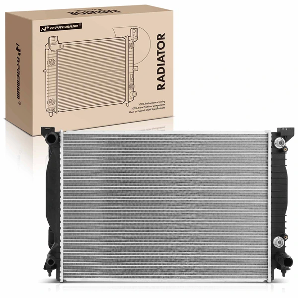 Aluminum Radiator with Transmission Oil Cooler for 2002-2009 Audi A4 Quattro