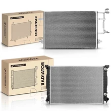 Radiator & AC Condenser Cooling Kit for 2002-2004 Audi A6