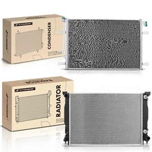 Radiator & AC Condenser Cooling Kit for 2005-2008 Audi A4 Quattro