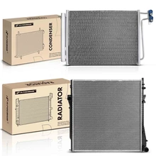 Radiator & AC Condenser Cooling Kit for 2001-2006 BMW X5