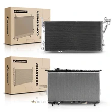Radiator & AC Condenser Cooling Kit for 2004-2006 Kia Amanti