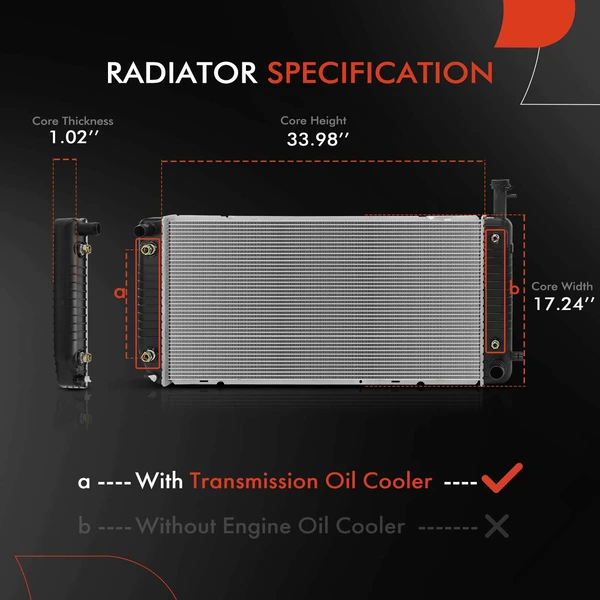 A-Premium APRAD2815 Radiator