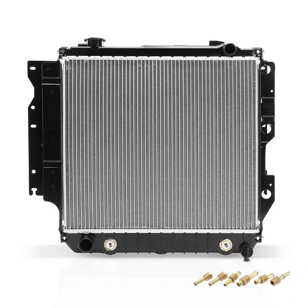 Aluminum Radiator with Transmission Oil Cooler for Jeep Wrangler TJ 2004-2006 2.4L 4.0L