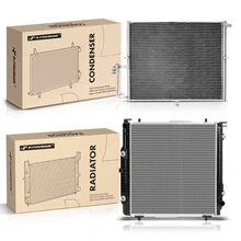 Radiator & AC Condenser Cooling Kit for 2002-2008 Mercedes-Benz G500