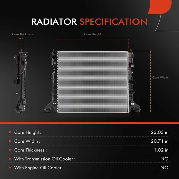 A-Premium APRAD2812 Radiator