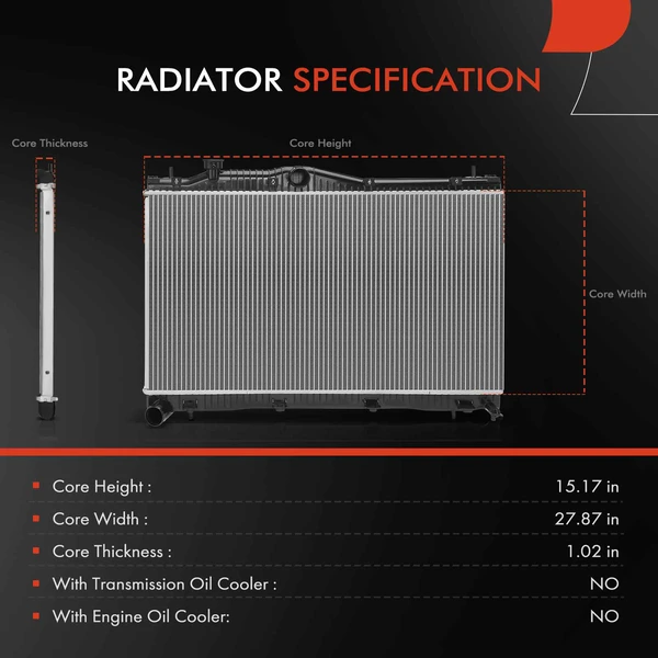 A-Premium APRAD2728 Radiator