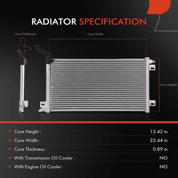 A-Premium APRAD2824 Radiator