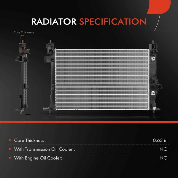 A-Premium APRAD2820 Radiator