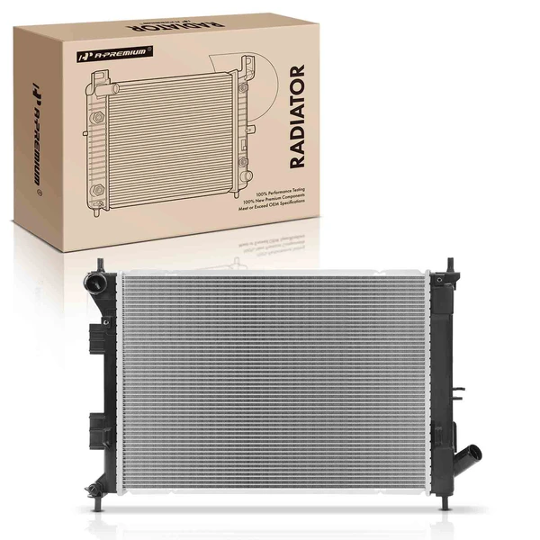 Radiator without Transmission Oil Cooler for 2014 Kia Forte Koup