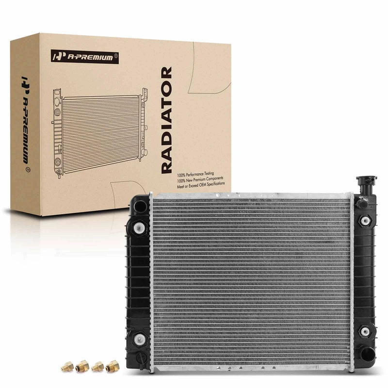 Aluminum Radiator with Oil Cooler for 1989 Chevrolet C1500 4.3L V6