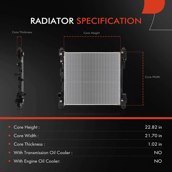 A-Premium APRAD2780 Radiator