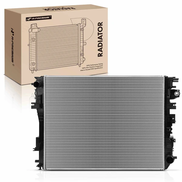Radiator without Transmission Oil Cooler for 2021-2024 Ram 1500