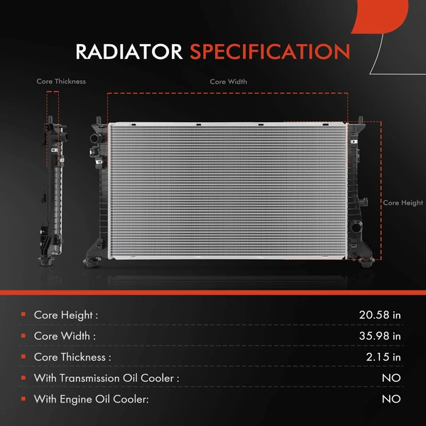A-Premium APRAD2819 Radiator