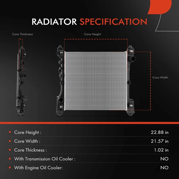A-Premium APRAD2821 Radiator