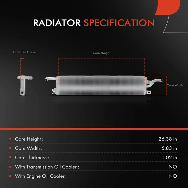 A-Premium APRAD2732 Radiator