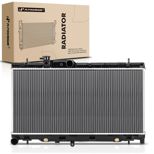 Aluminum Radiator with Oil Cooler for Subaru Legacy Outback 2000-2004 Baja 2003-2006 2.5L