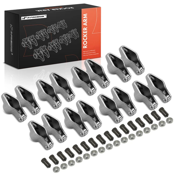 4340 Steel Roller Tip Sportsman Rocker Arm Set for Chevy SBC 350 1.6 Ratio