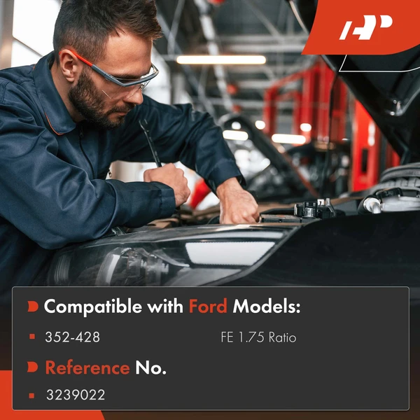 17-4PH Stainless Steel Shaft Mount Rocker Arms for Ford 352-428 FE 1.75 Ratio