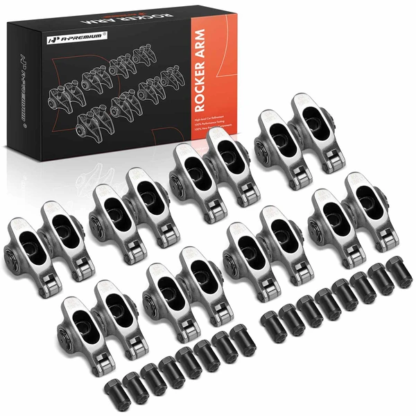 17-4PH Stainless Steel Roller Rocker Arm Set for 1993-1996 1998-1999 Chevrolet K2500 Suburban