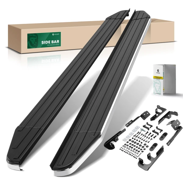 5.5 Inch Black Aluminum Running Boards for 2009-2017 Chevrolet Traverse