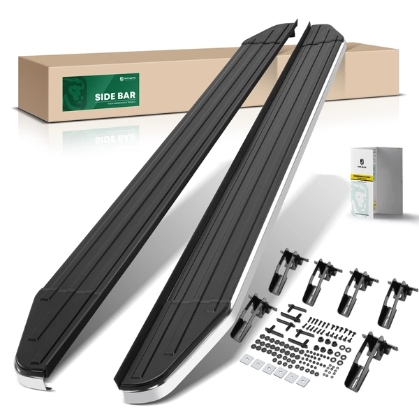 5.5 Inch Black Aluminum Running Boards for 2011-2023 Dodge Durango