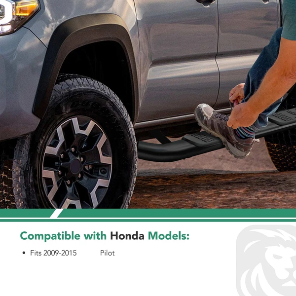 5.5 Inch Black Aluminum Running Boards for 2009-2015 Honda Pilot