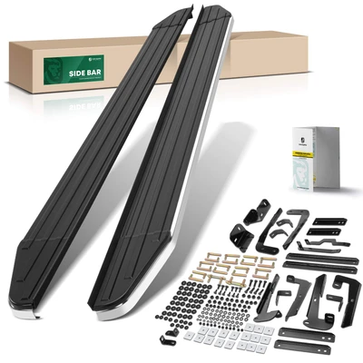 5.5 Inch Textured Black Aluminum Running Boards