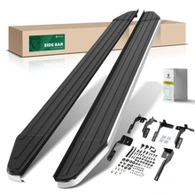 5.5 Inch Black Aluminum Running Boards