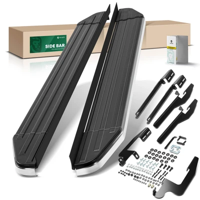 5.5 Inch Textured Black Aluminum Running Boards