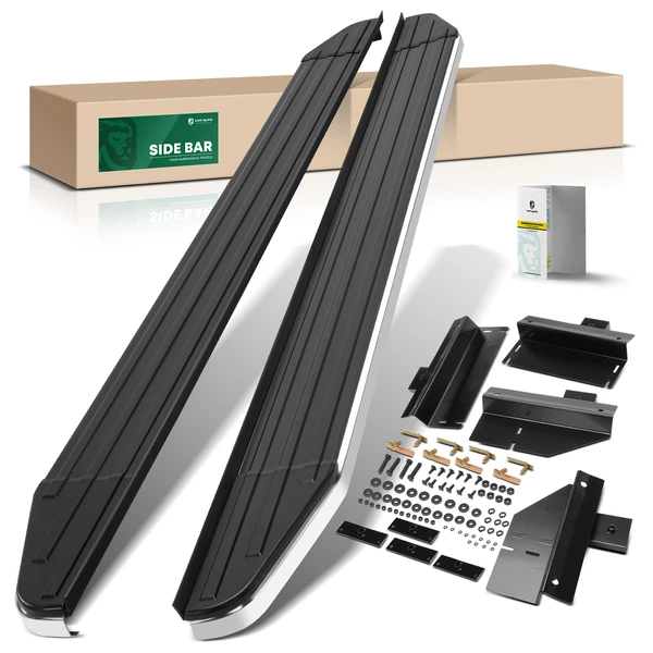 5.5 Inch Black Aluminum Running Boards for 2010-2013 Toyota Highlander