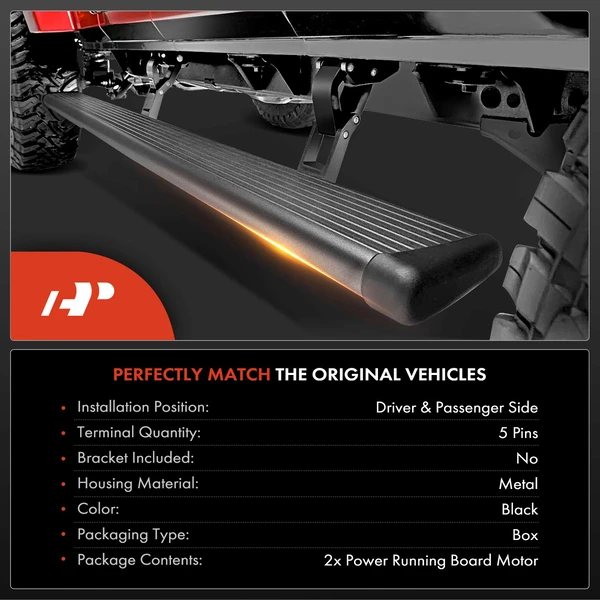 2 Pcs Driver & Passenger Power Running Board Motor for Cadillac Escalade GMC Yukon