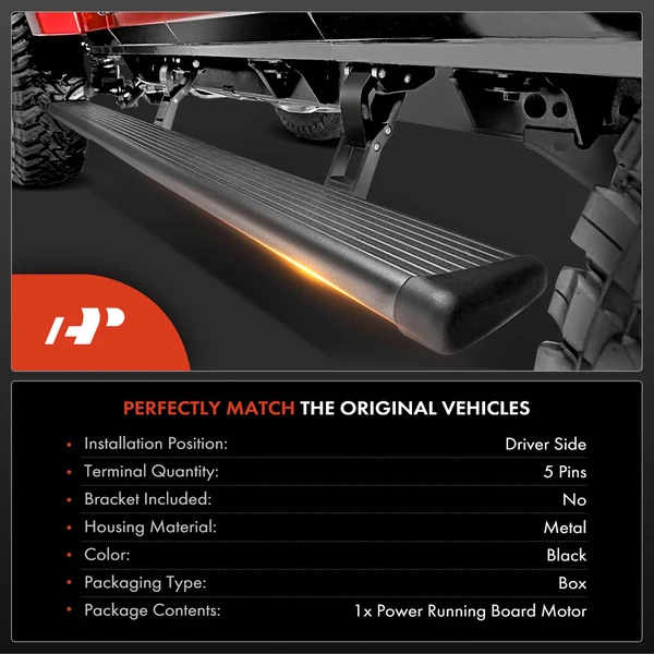 Left Power Running Board Motor with 5 pins for Ram 1500 19-22 with 145 inch WB