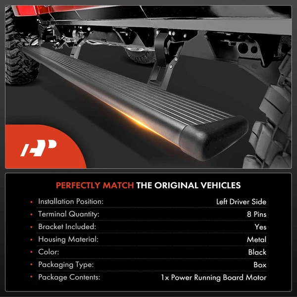 Driver Power Running Board Motor for Ford Expedition Lincoln 2007-2014 119.0in. WB