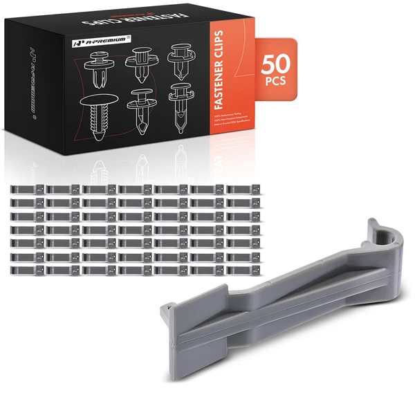 1969-1972 Honda 600 50 Pcs Plastic Gray Windshield Washer Hose Clip A-Premium APRCF252