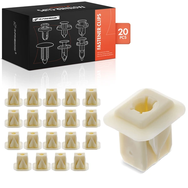 2008-2009 Buick LaCrosse 20 Pcs Nylon Natural Screw Grommet A-Premium APRCF259