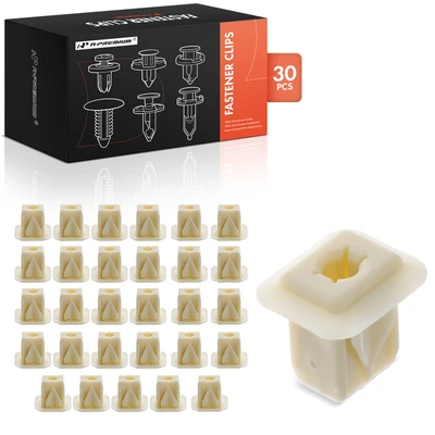 30 Pcs #12 Screw Size Grommet Style Nut Fastener Clips
